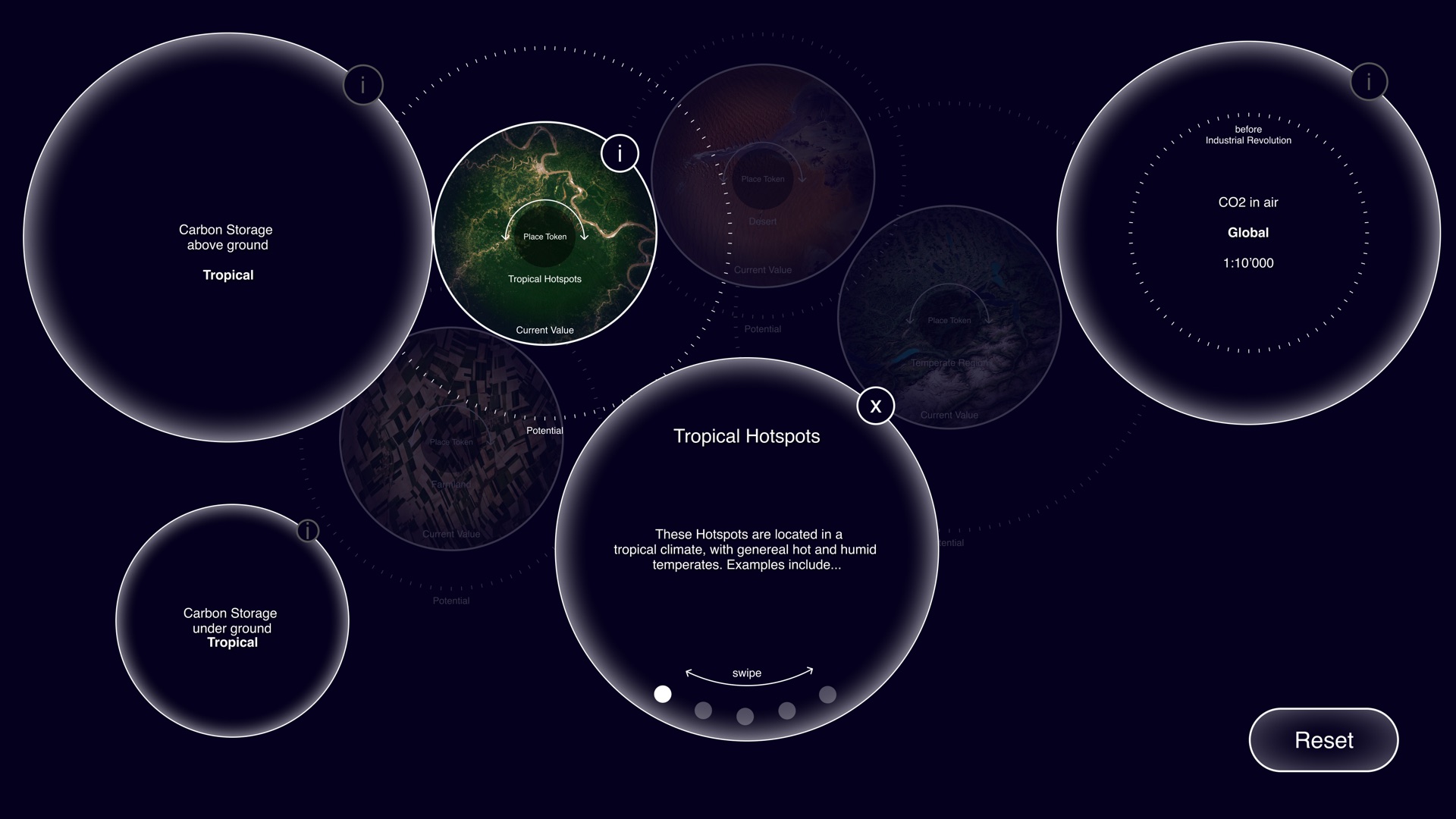 CO₂ Storage Potential — hotspot exploration screen