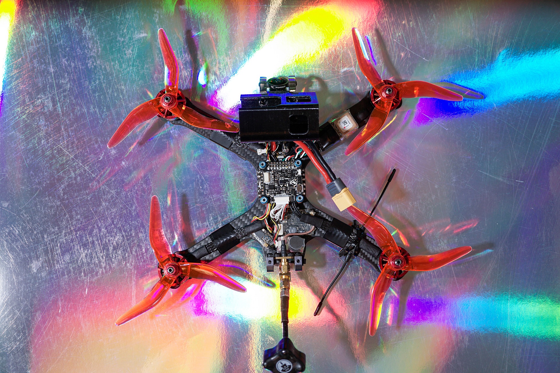 FPV Drone — the assembled freestyle drone