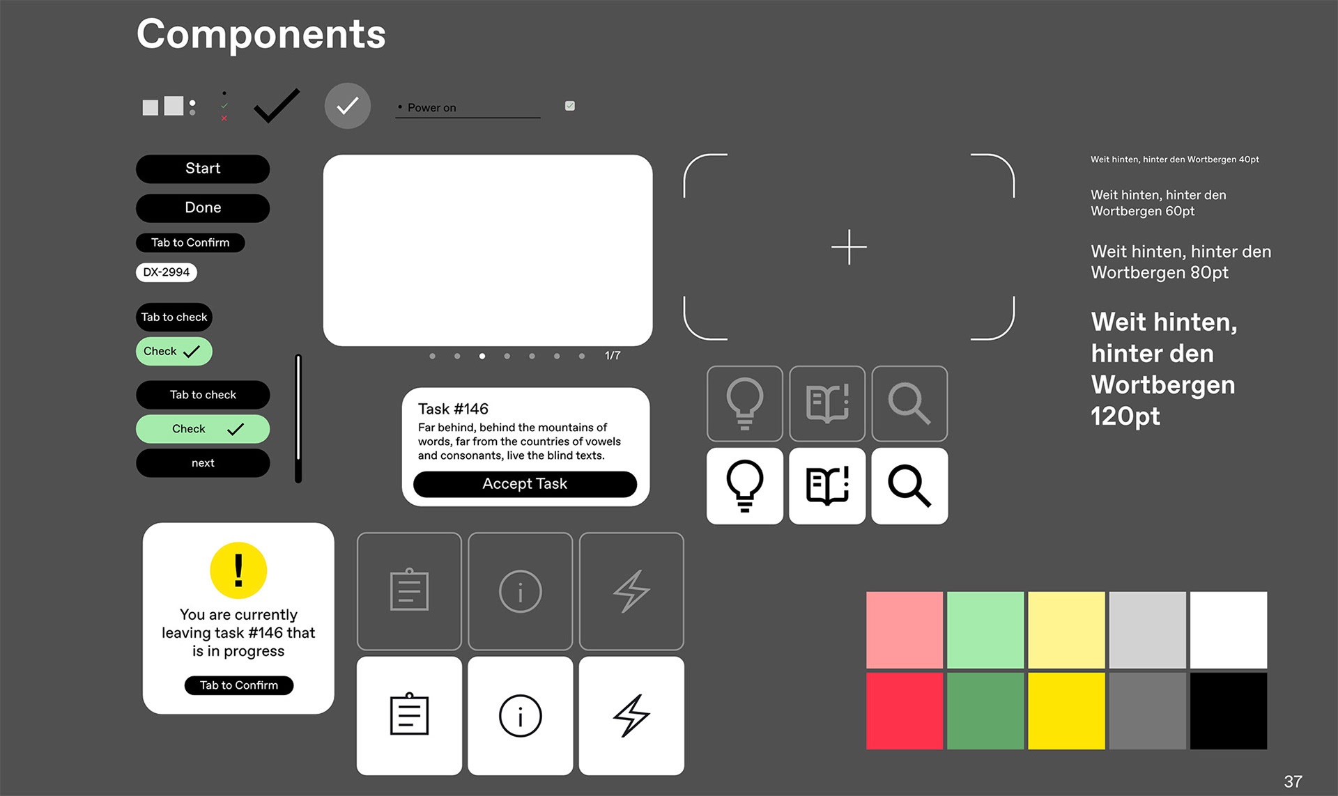 IndustryVision — design system components