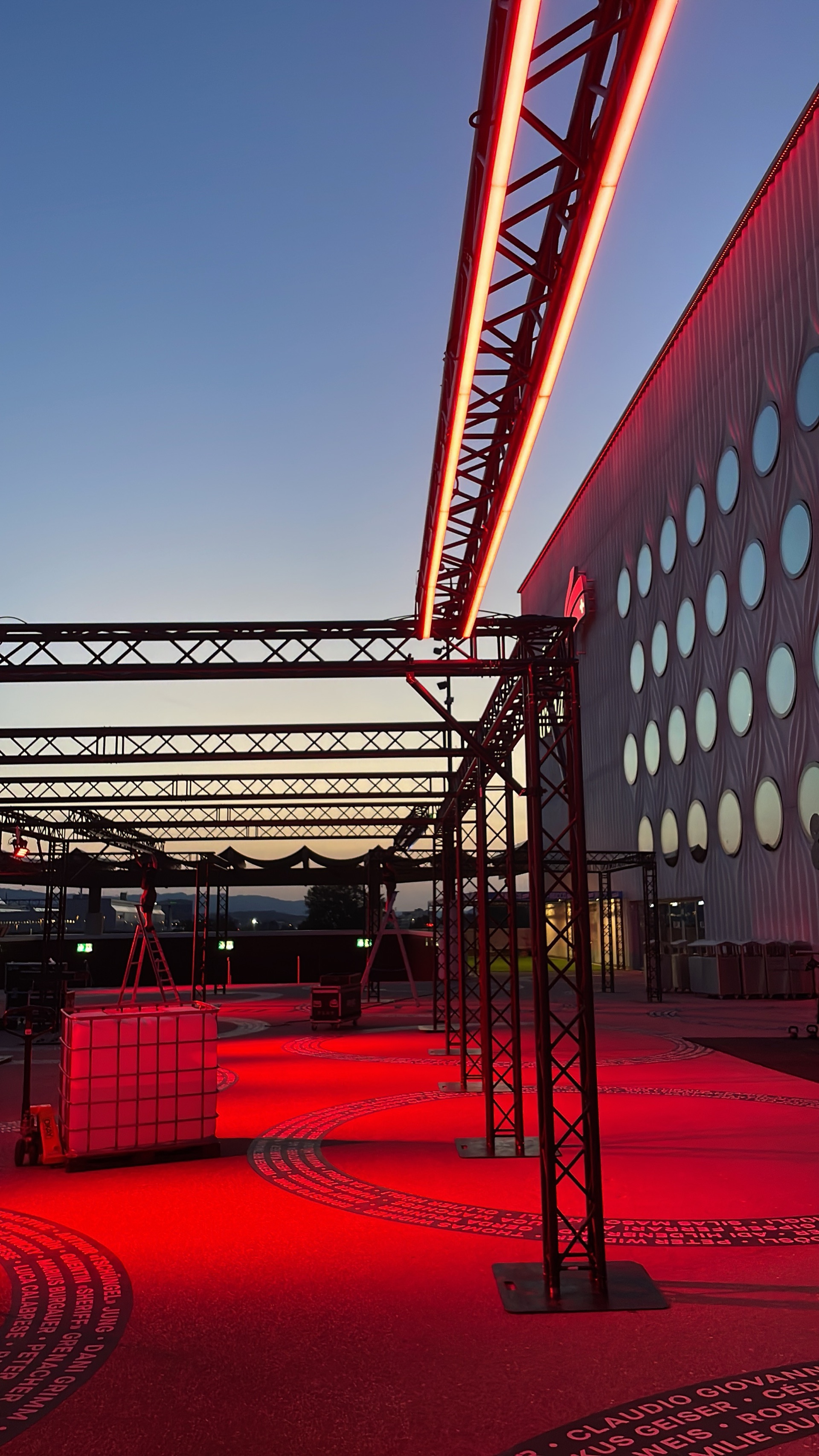 Roof terrace outdoor area