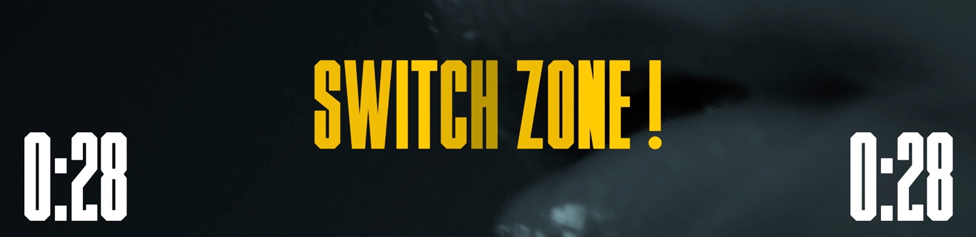Workout screen — break and switch zone