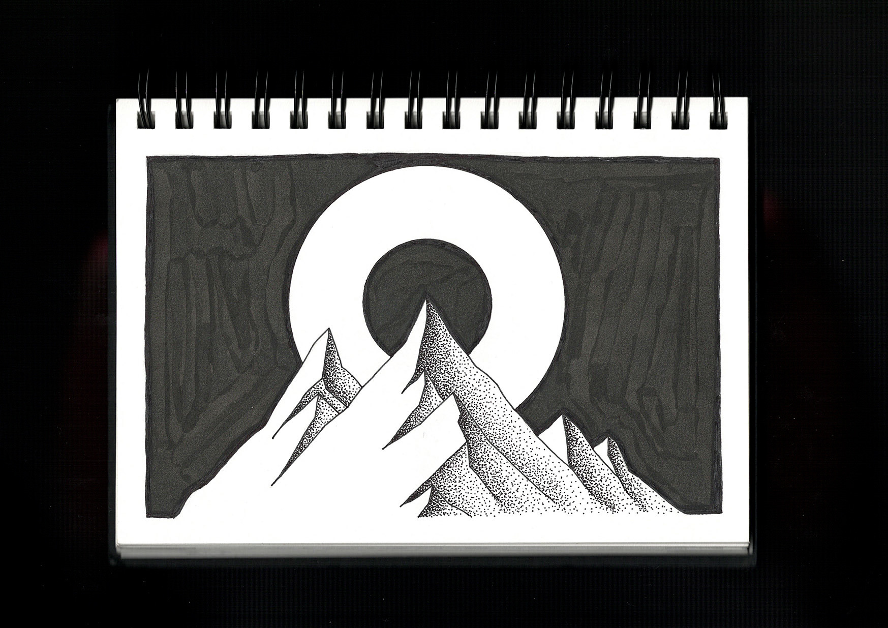 Mindbook — abstract ink drawing