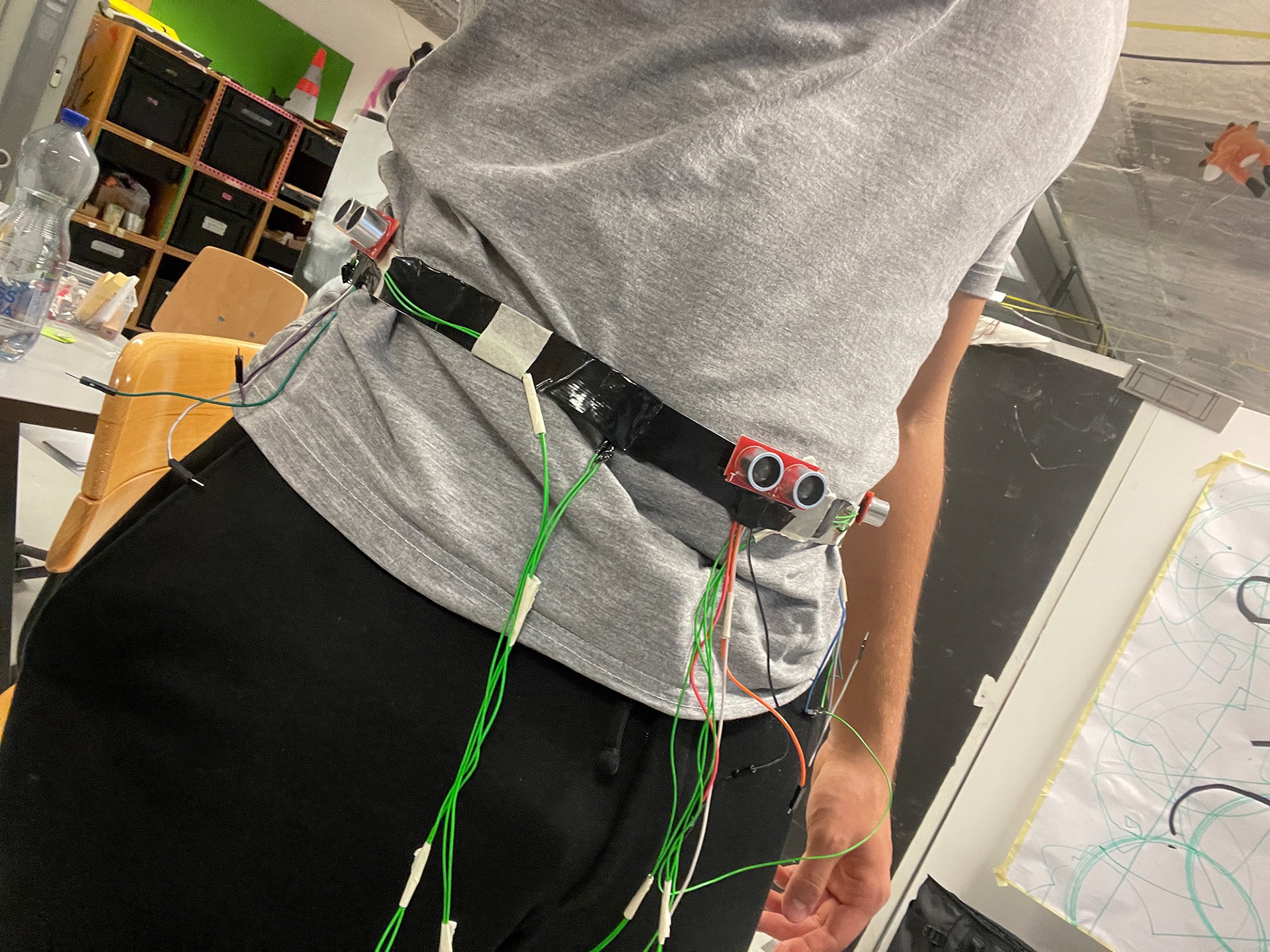 SENSO — prototype worn during testing